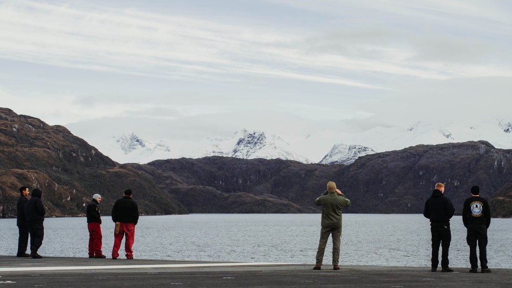 Dvids Images George Washington Transits The Strait Of Magellan