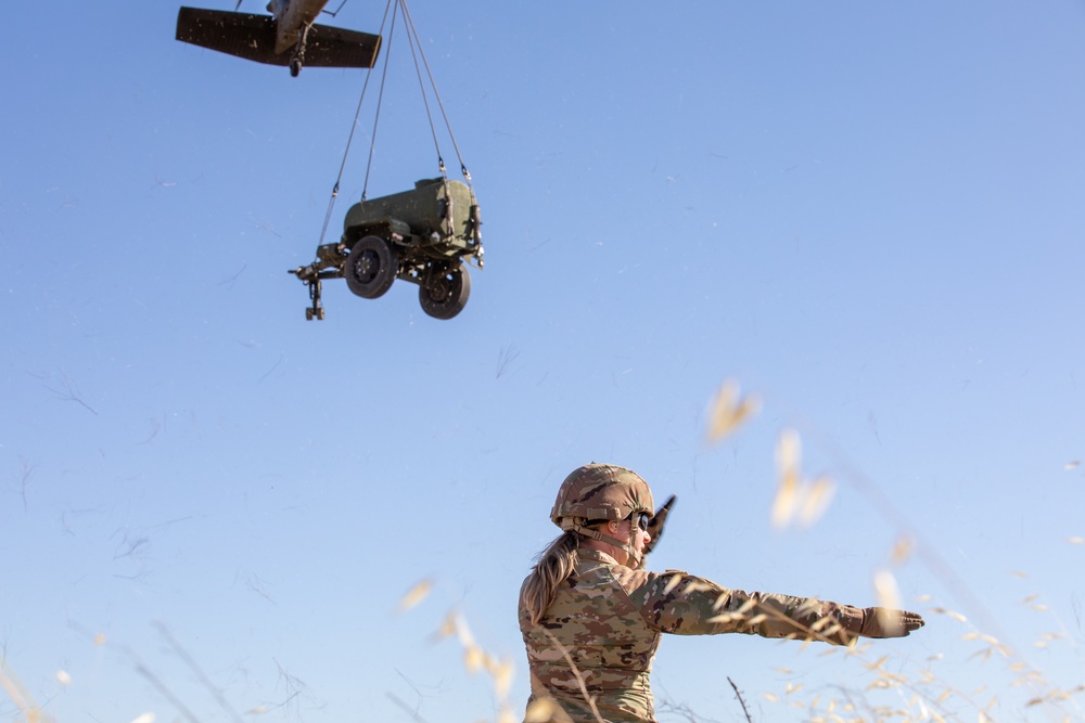 Sling Load Directing Training