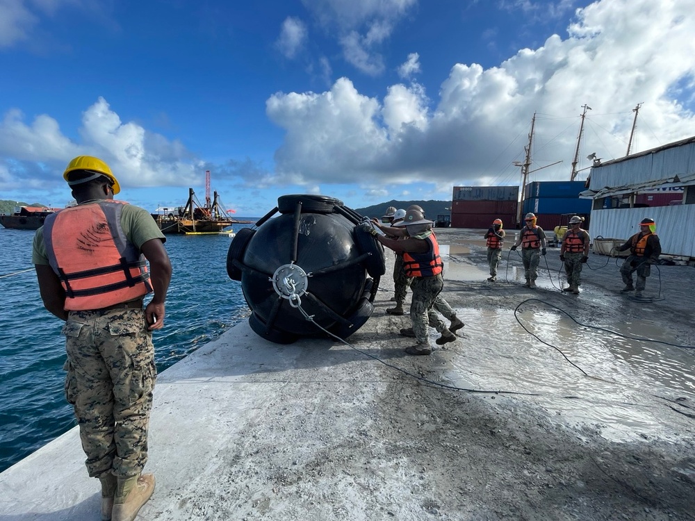 NMCB 4 Seabees Improve Malakal Harbor