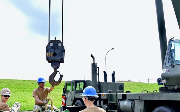NMCB-5 and NMCB-4 Seabees Conduct Crane Recertification