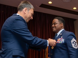 374th AW welcomes new command chief