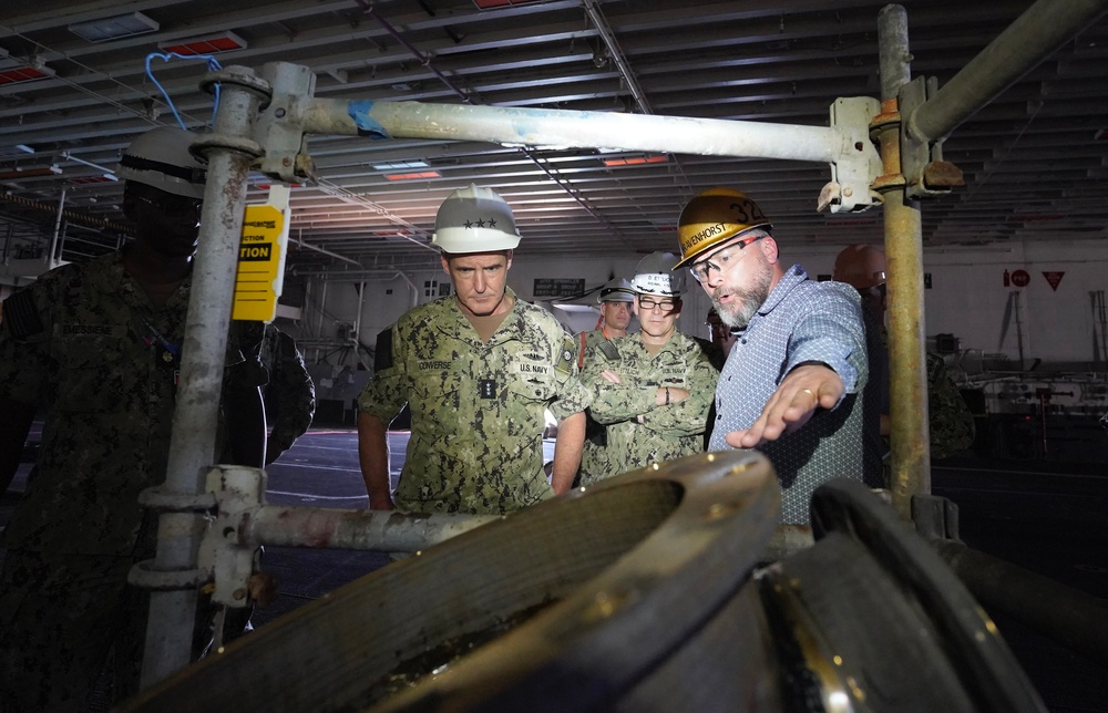 Salvage Exercise 24-001 Aboard the Decommissioned USS Tarawa