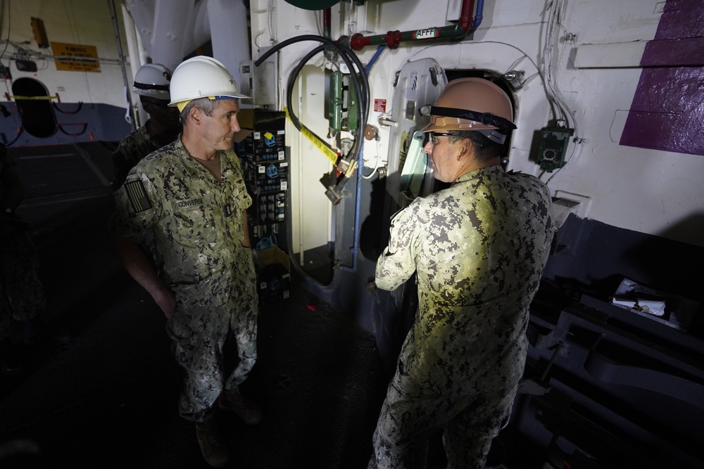 Salvage Exercise 24-001 Aboard the Decommissioned USS Tarawa