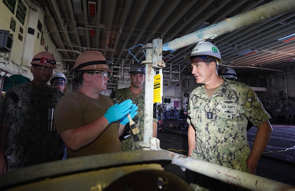 Salvage Exercise 24-001 Aboard the Decommissioned USS Tarawa