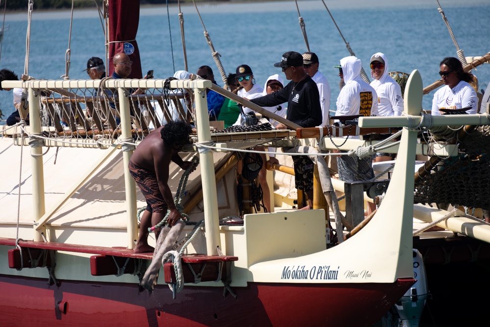 FestPAC 2024: The Polynesian Voyaging Society departs from MCBH