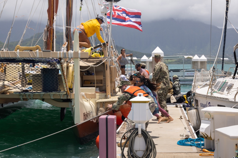 FestPAC 2024: Marine Corps Base Hawaii welcomes the Polynesian Voyaging Society