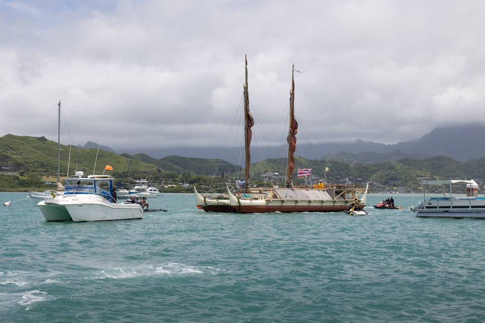 FestPAC 2024: Marine Corps Base Hawaii welcomes the Polynesian Voyaging Society