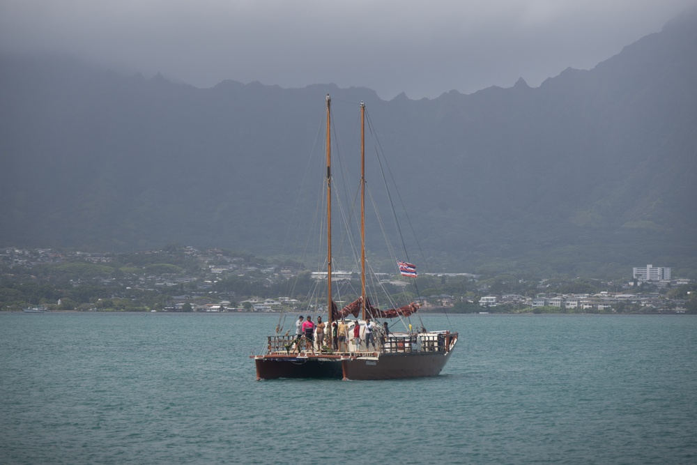 FestPAC 2024: Marine Corps Base Hawaii welcomes the Polynesian Voyaging Society