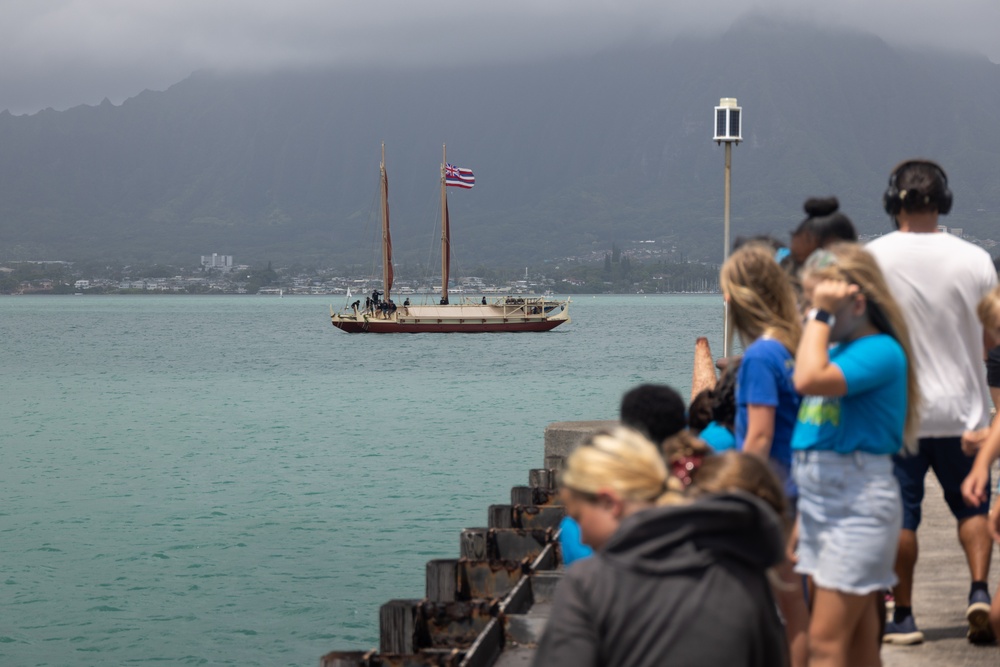 FestPAC 2024: Marine Corps Base Hawaii welcomes the Polynesian Voyaging Society