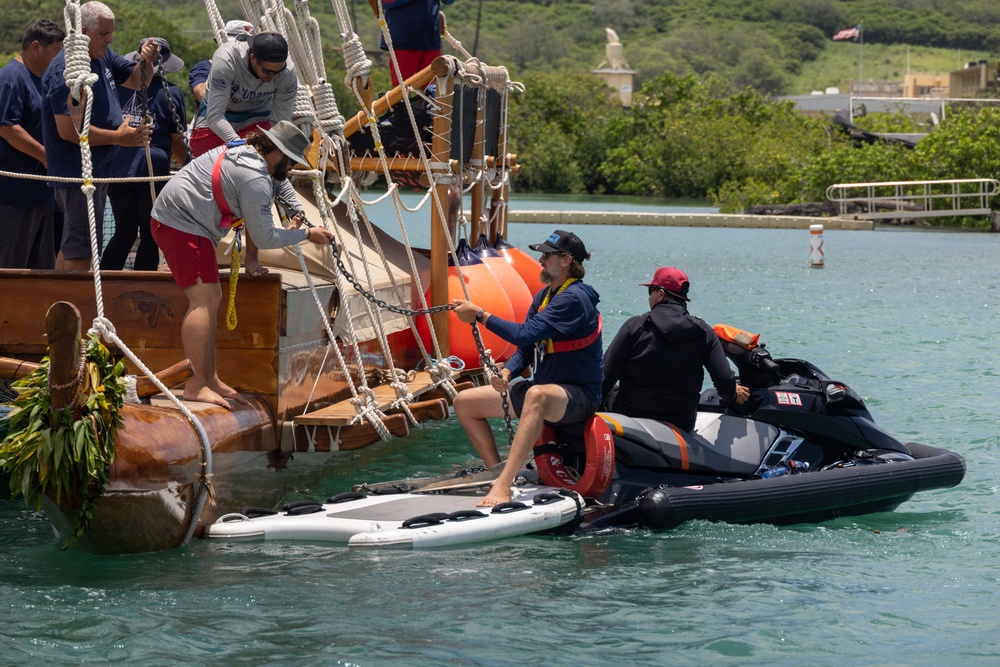 FestPAC 2024: Marine Corps Base Hawaii welcomes the Polynesian Voyaging Society