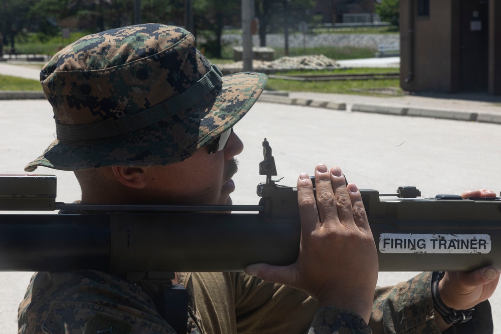 4th Marines Rehearse Firing Rocket Systems