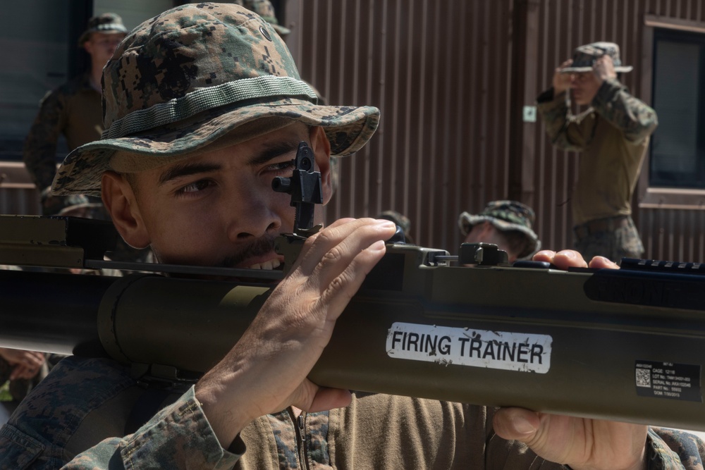 4th Marines Rehearse Firing Rocket Systems