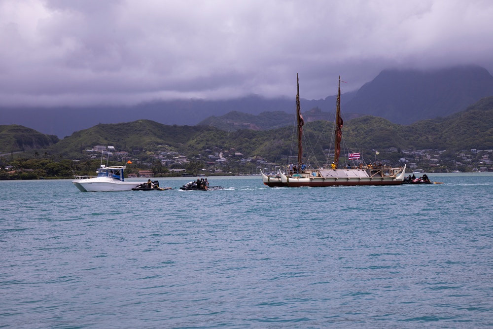 FestPAC 2024: Marine Corps Base Hawaii welcomes the Polynesian Voyaging Society