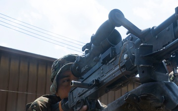 4th Marines Execute Mounting and Dismounting drills with the M240B Machine Gun