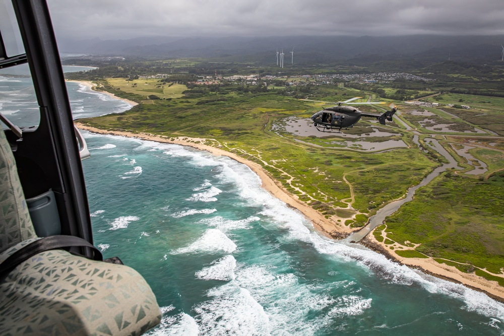 Hawaii’s Lakotas with the 3-140th Aviation Soar Through the Sky