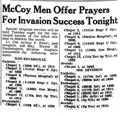 80th Anniversary of D-Day: ‘On to Paris’ was battle cry by those cheering start of invasion at Camp McCoy