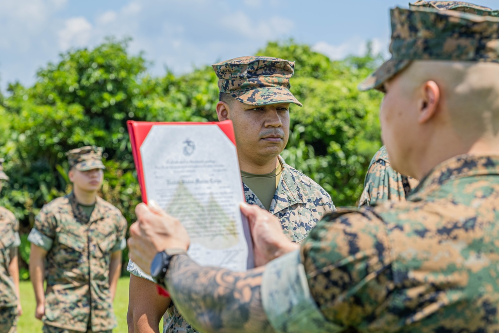 Sgt. Cervantes Promotion Ceremony