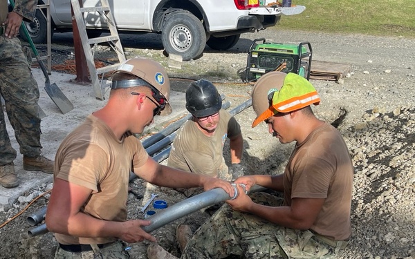 NMCB 4 Refurbishes a Containerized Living Unit on Camp Katuu