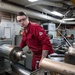 USS Ronald Reagan (CVN 76) Sailors fabricate parts in machine repair shop