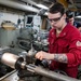 USS Ronald Reagan (CVN 76) Sailors fabricate parts in machine repair shop