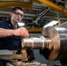 USS Ronald Reagan (CVN 76) Sailors fabricate parts in machine repair shop