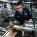 USS Ronald Reagan (CVN 76) Sailors fabricate parts in machine repair shop