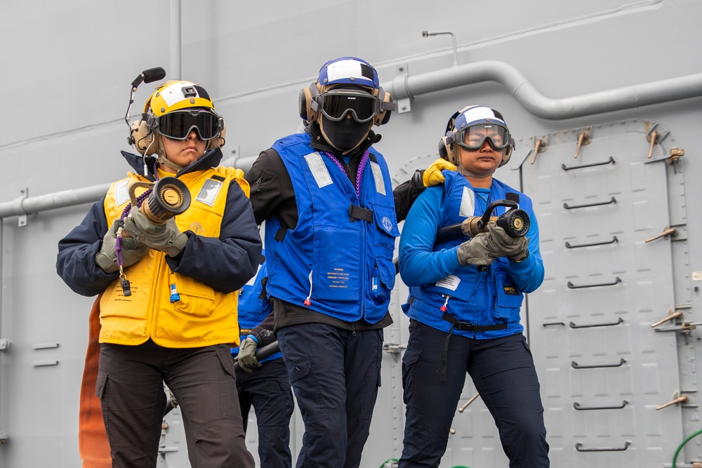 Mass Casualty Drill Aboard USS Tripoli