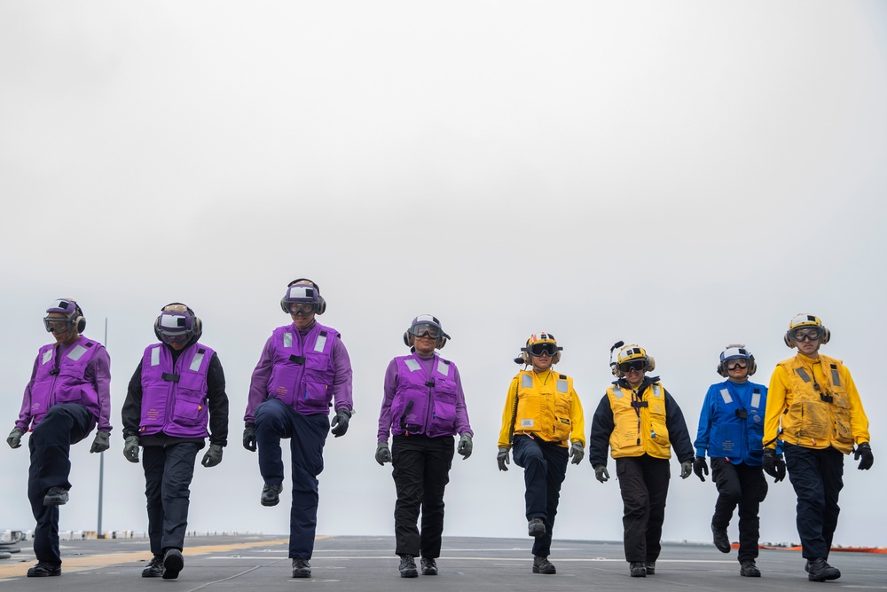 Mass Casualty Drill Aboard USS Tripoli