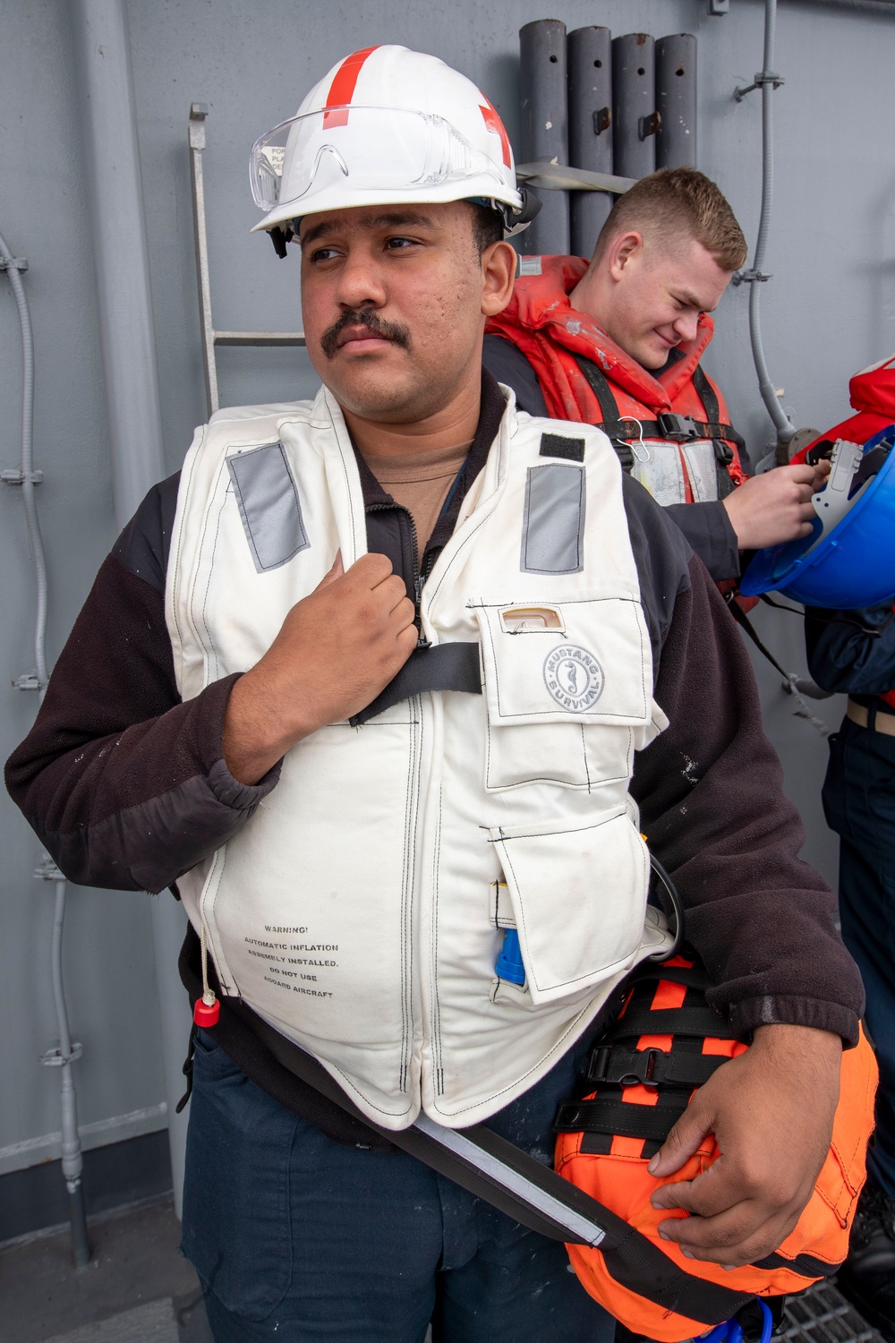 Replenishment-At-Sea Aboard USS Tripoli