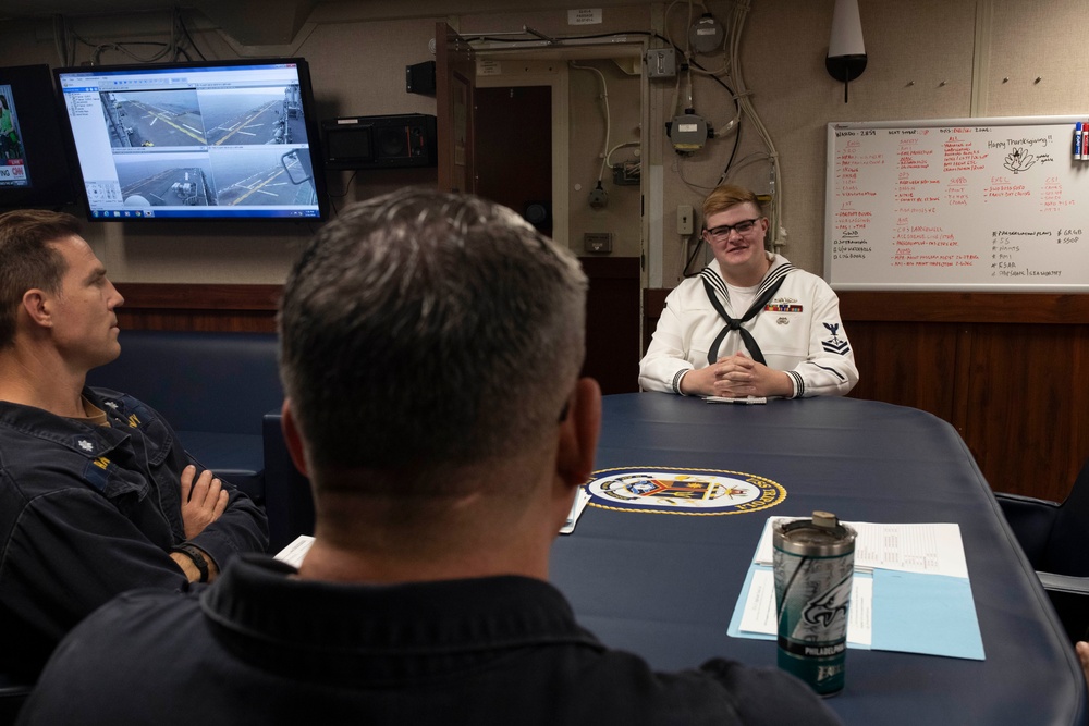 Admiral-21 Candidate Aboard USS Tripoli