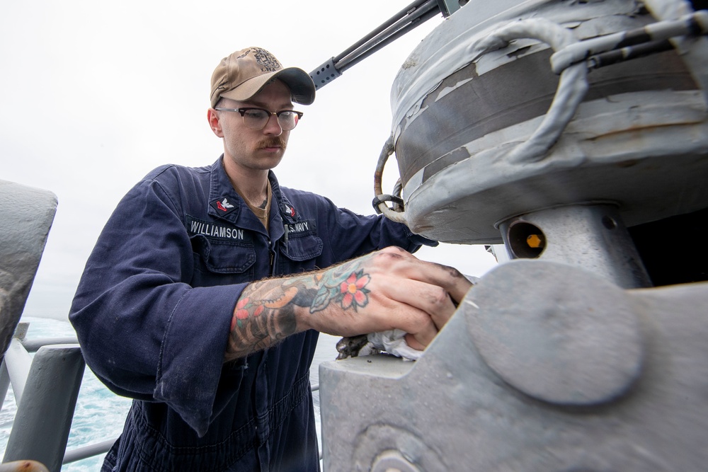 USS Tripoli CIWS Maintenance