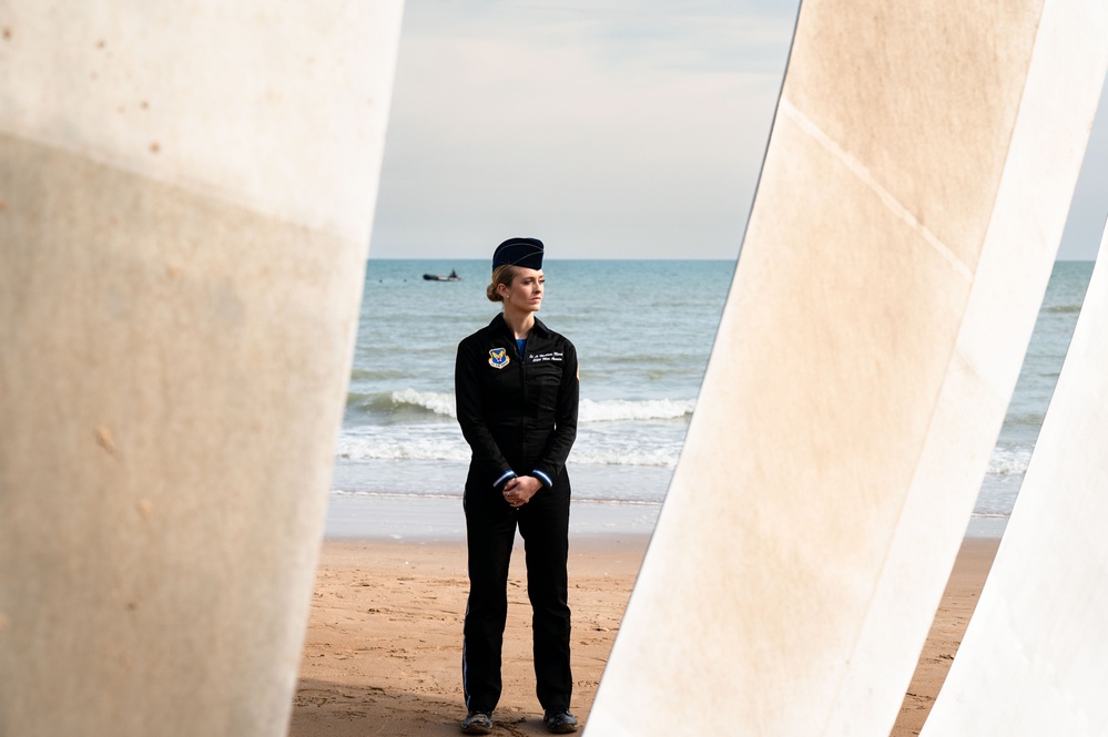 Miss America Honors D-Day in Normandy