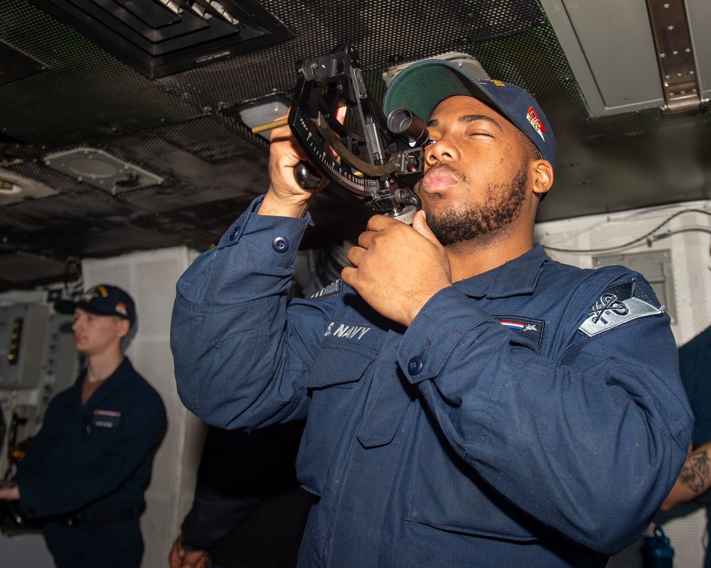 USS Ronald Reagan (CVN 76) conducts a fueling-at-sea and replenishment-at-sea with USNS Rappahannock (T-AO 204)