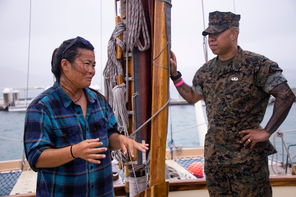 FestPAC 2024: Marine Corps Base Hawaii welcomes the Polynesian Voyaging Society