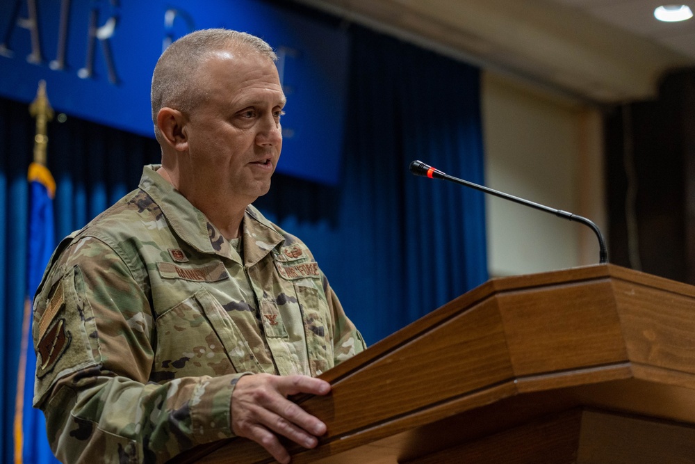 39th Medical Group welcomes new commander at change of command ceremony