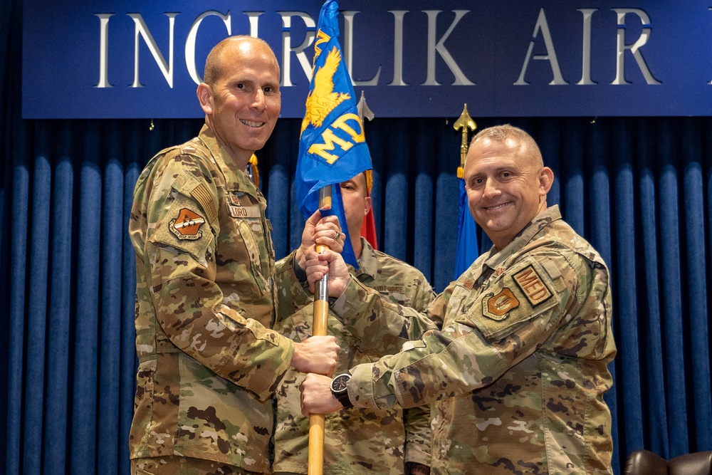 39th Medical Group welcomes new commander at change of command ceremony