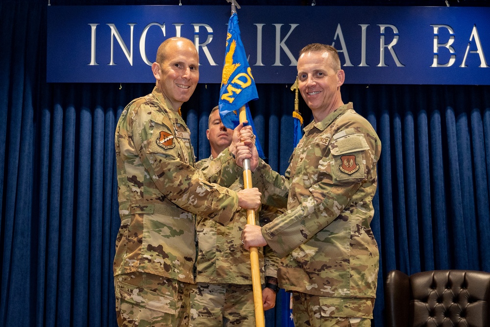 39th Medical Group welcomes new commander at change of command ceremony