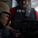 USS Tripoli CO, CMC participate in M240B gun shoot