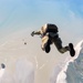 U.S. Air Force Special Tactics Airmen perform a freefall jump in honor of the 80th anniversary of D-Day