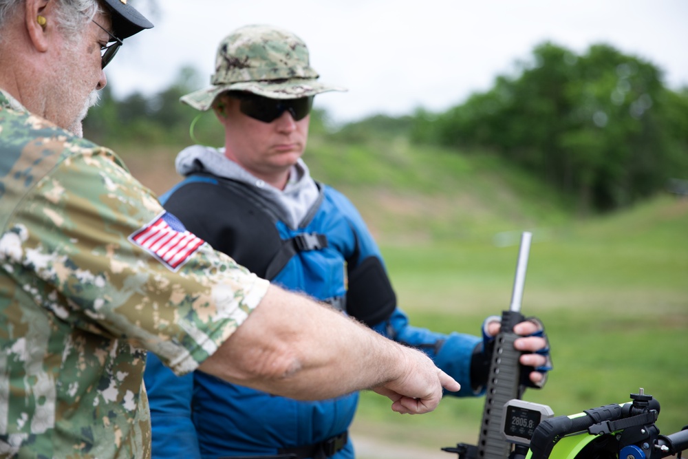 US Navy Marksmanship Team Shoots Competitive Rifle