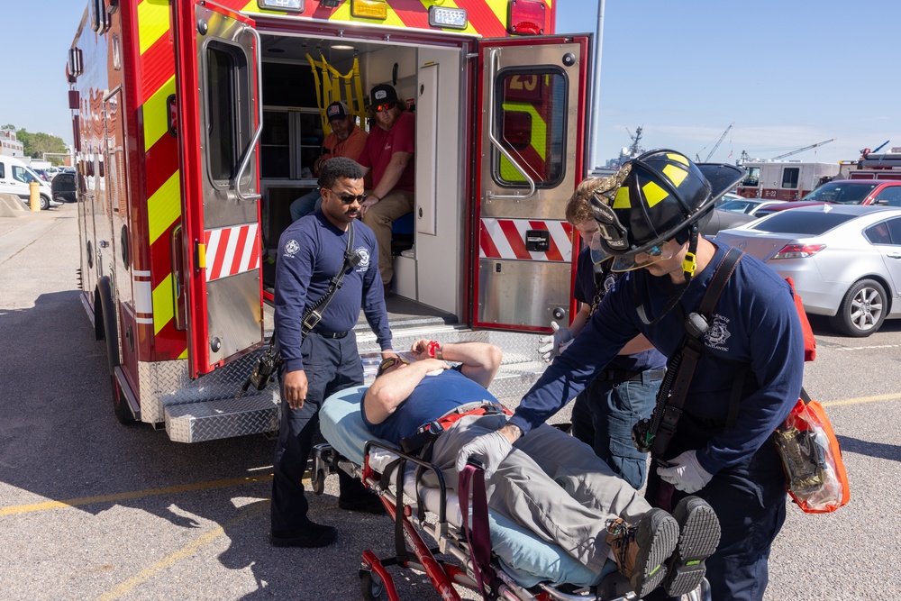 Norfolk Naval Shipyard Drills Help Prepare Workforce for Real World Emergencies