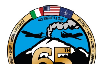 NAS Sigonella 65th Anniversary Logo