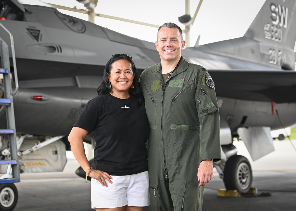 DVIDS - Images - Col. Smith performs final flight as 20th FW commander ...