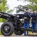 Presidential Salute Battery Fires 21 Gun Salute