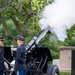 Presidential Salute Battery Fires 21 Gun Salute