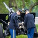 Presidential Salute Battery Fires 21 Gun Salute