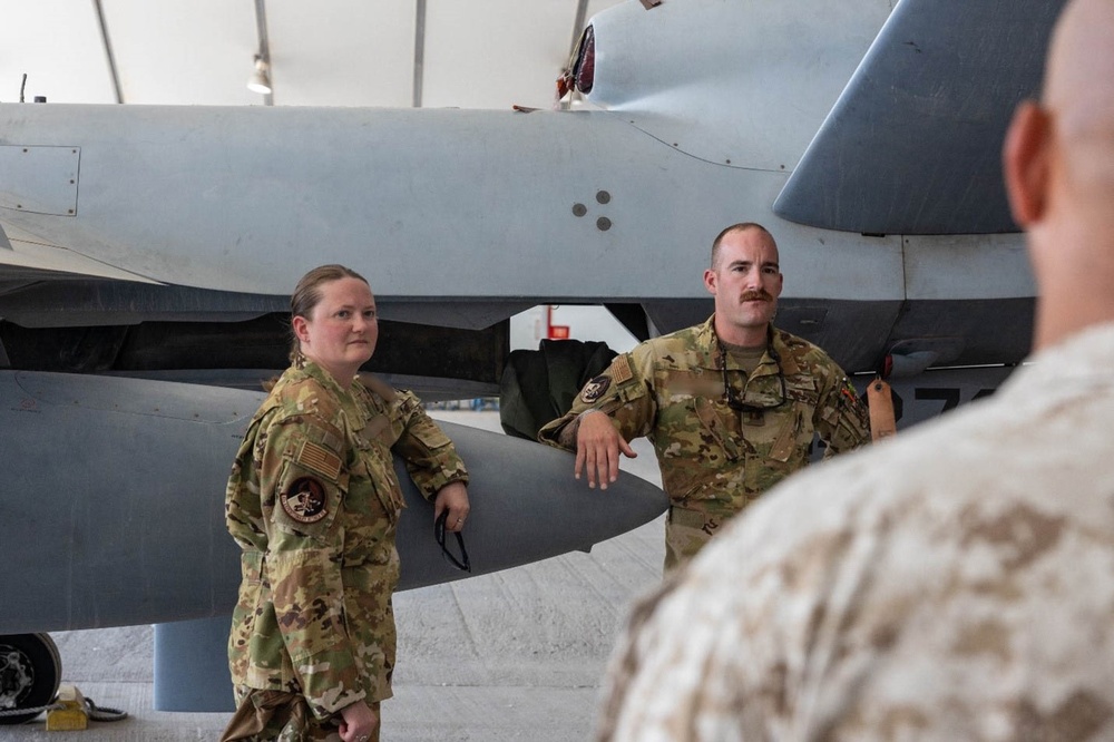 6th ESB Marines Tour U.S. Air Force MQ-9 Reaper