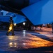 Aircraft Handlers Move Aircraft at Dawn