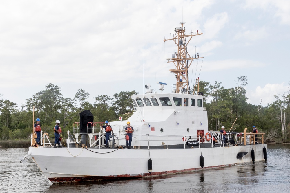 U.S. Coast Guard Sea Dragon arrives at Marine Corps Air Station Cherry Point