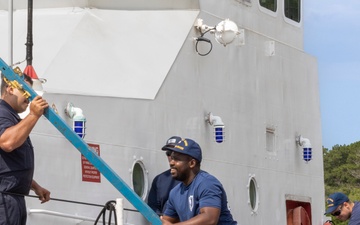 U.S. Coast Guard Sea Dragon arrives at Marine Corps Air Station Cherry Point